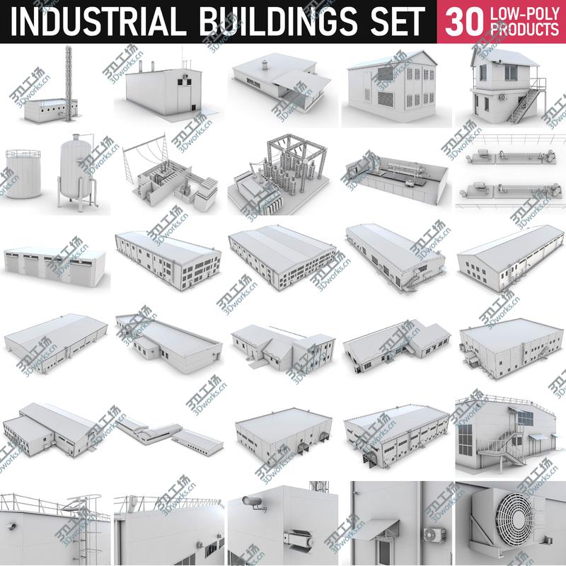 images/goods_img/20210113/3D Industrial Buildings Set - 30 Pack/1.jpg